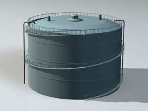 gas tank Modelo 3D
