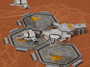 sci-fi exploration flyer 3D Model