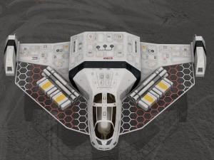 sci-fi exploration flyer 3D 模型