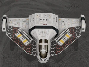 sci-fi exploration flyer 3D Model