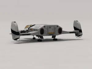 sci-fi exploration flyer 3D Model