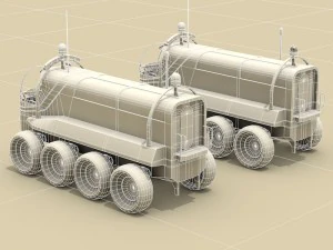 rover lunare o marziano Modello 3D