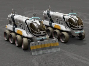 rover lunare o marziano Modello 3D