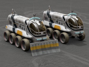 moon or mars rover 3D Model
