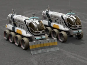 rover lunare o marziano Modello 3D