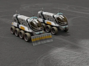 rover lunare o marziano Modello 3D