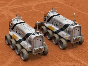 rover lunare o marziano Modello 3D