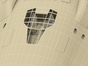 shuttle sci-fi Modello 3D
