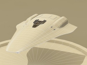 shuttle sci-fi Modello 3D