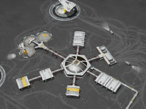 moon or mars base 3D Model
