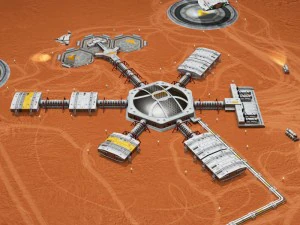 moon or mars base 3D Model