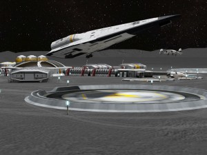 moon or mars base 3D Модель