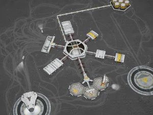 moon or mars base 3D Model
