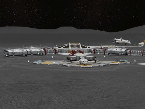 moon or mars base 3D Модель