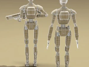 sci-fi droid 3D Model