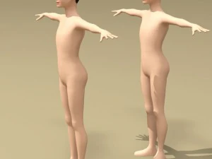 menino estilizado Modelo 3D