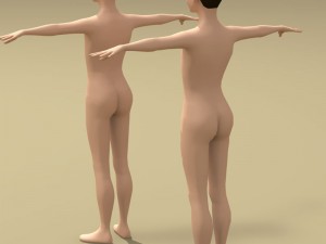 stylized boy 3D 모델