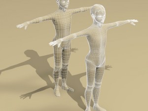 stylized boy 3D 모델