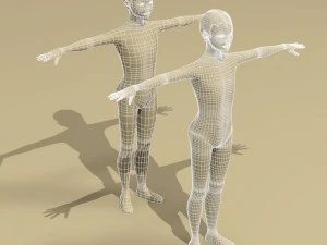 menino estilizado Modelo 3D