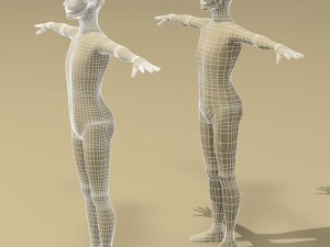 stylized boy 3D 모델