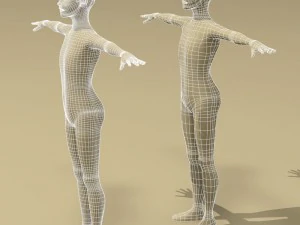 menino estilizado Modelo 3D