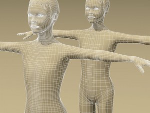 stylized boy 3D 모델