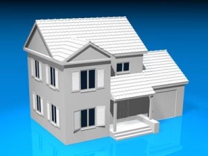 house med Modello 3D