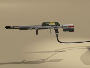 sci-fi flamethrower 3Dモデル