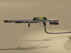 sci-fi flamethrower 3D Model