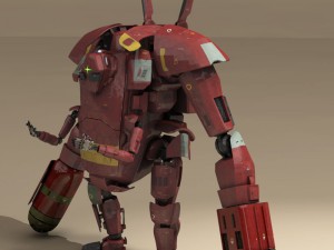 sci-fi mech Modello 3D