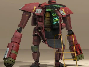 meccanismo di fantascienza Modello 3D