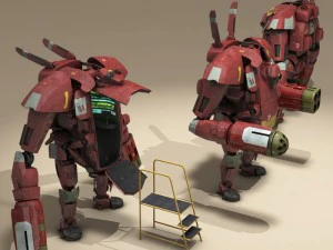 meccanismo di fantascienza Modello 3D