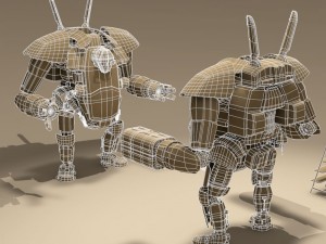 sci-fi mech Modello 3D