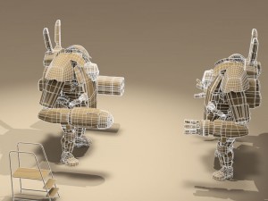 sci-fi mech Modello 3D
