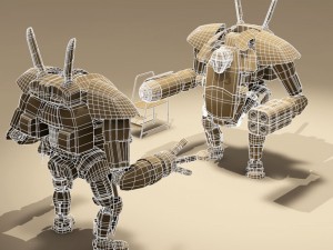 sci-fi mech Modello 3D