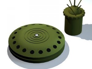land mines 3D Model