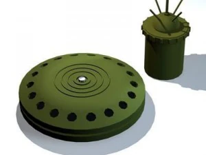 land mines 3D Model