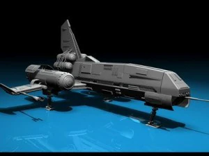 宇宙戦闘機 3Dモデル