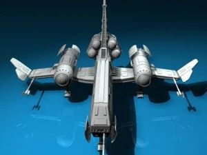 宇宙戦闘機 3Dモデル