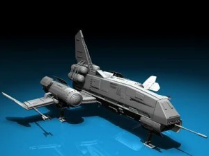 宇宙戦闘機 3Dモデル