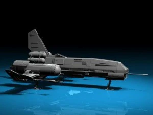 宇宙戦闘機 3Dモデル