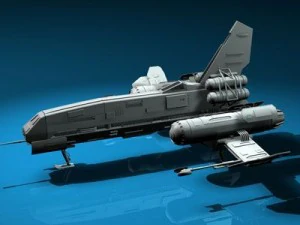 宇宙戦闘機 3Dモデル