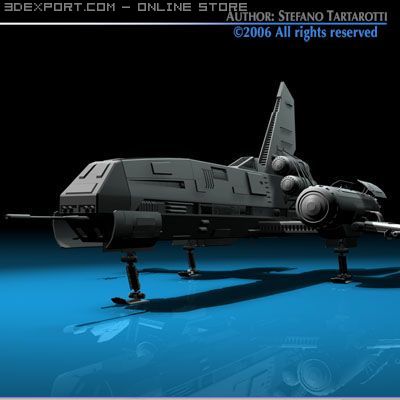 Space Fighter 3d Model In Sci Fi 3dexport