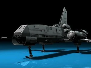 宇宙戦闘機 3Dモデル