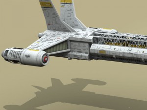 spaceship Modèle 3D