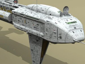 spaceship 3D Model