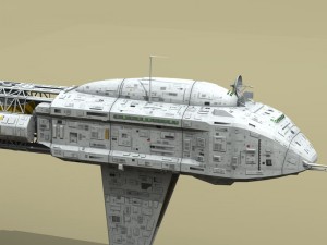 spaceship Modèle 3D