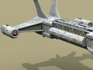 spaceship Modèle 3D