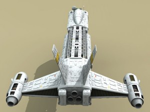 spaceship Modèle 3D