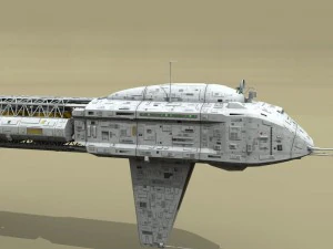 spaceship 3D Model